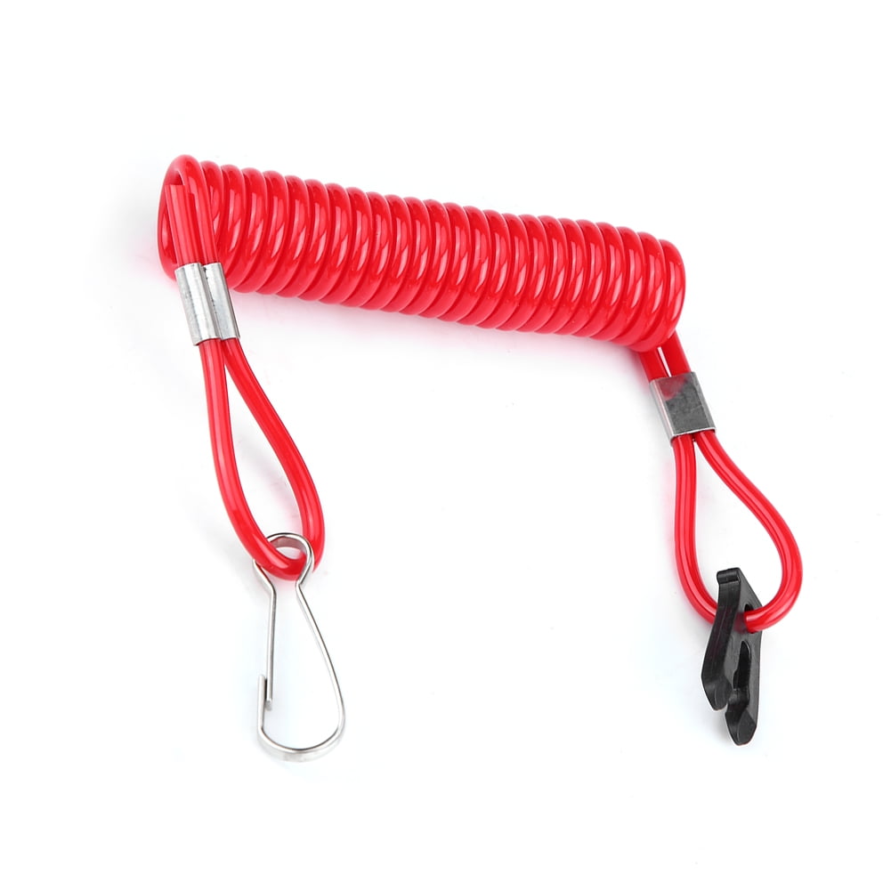 Details about   STONCEL Safety Boat Motor Outboard Kill Switch Key Lanyard Ignition Red 2 Pack